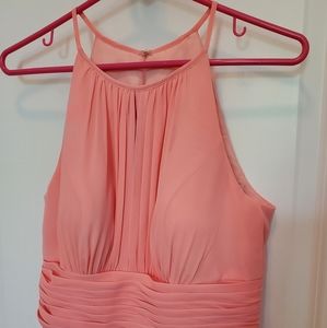 Azazie Bonnie Coral A6 Bridesmaid Dress